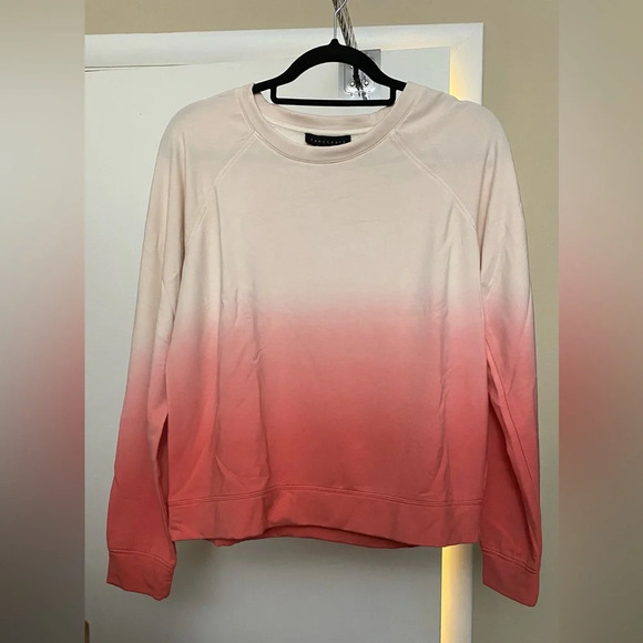 NWT Sanctuary Happy Days Sweatshirt in Eco Sugar Airbrush Size Small - Picture 4 of 7